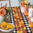 thumbnail image 4 of Fall Maple Leaf Table Runner, Autumn Thanksgiving Kitchen Dining Table Decoration for Home Party Decor 13x90 Inches, 4 of 9