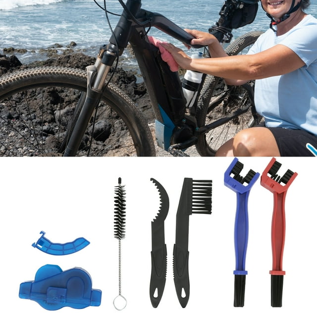 Chain Cleaning Brush, Portable, Plastic, Bike Cleaning Tool, For Basic Maintenance Cleaning