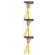 thumbnail image 3 of Sonducket Calcetines altos hasta el muslo a rayas antideslizantes estilo preppy JK calentadores para el Día de San Valentín accesorios de mujer franja blanca amarilla 3Conjunto, 3 of 6