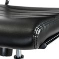 thumbnail image 6 of 22.84 X 24.61 X 38.98 Armless Low Back Office Chair In Black With Aluminum Base, 6 of 6