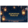 thumbnail image 2 of Ramadan Mubarak Lantern Moon Banner Decorations Backdrop Celebrations Festival Event Party Supplies Home Decor, 2 of 7