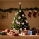 thumbnail image 3 of Adornos de bolas de Navidad de terciopelo Paquete de 12 | Adornos colgantes decorativos de plástico marrón flocado de 2.4" | Duradero, fácil de colgar, textura elegante | Decoración de árbol de, 3 of 5