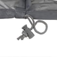 thumbnail image 4 of Housse de protection ronde pour meubles d'extérieur, en taffetas de polyester argenté 190 x 30 cm, imperméable, pour jacuzzi, gris, 4 of 4
