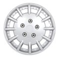 thumbnail image 2 of CCIYU 4-Pack Full Hub Cap PP 13" Silver Rim HubCap Wheel Skin Cover Caps Covers Universal Replacement Snap On, 2 of 5