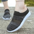 thumbnail image 5 of Willtoo Womens Golf Backless Shoes Fitness Orthopedic Slip On Hands Free Slip On Mesh Mules Women Closed Toe Clogs Shoes Casual Mesh Classic Fit Orthopedic Sneakers for Women, 5 of 7