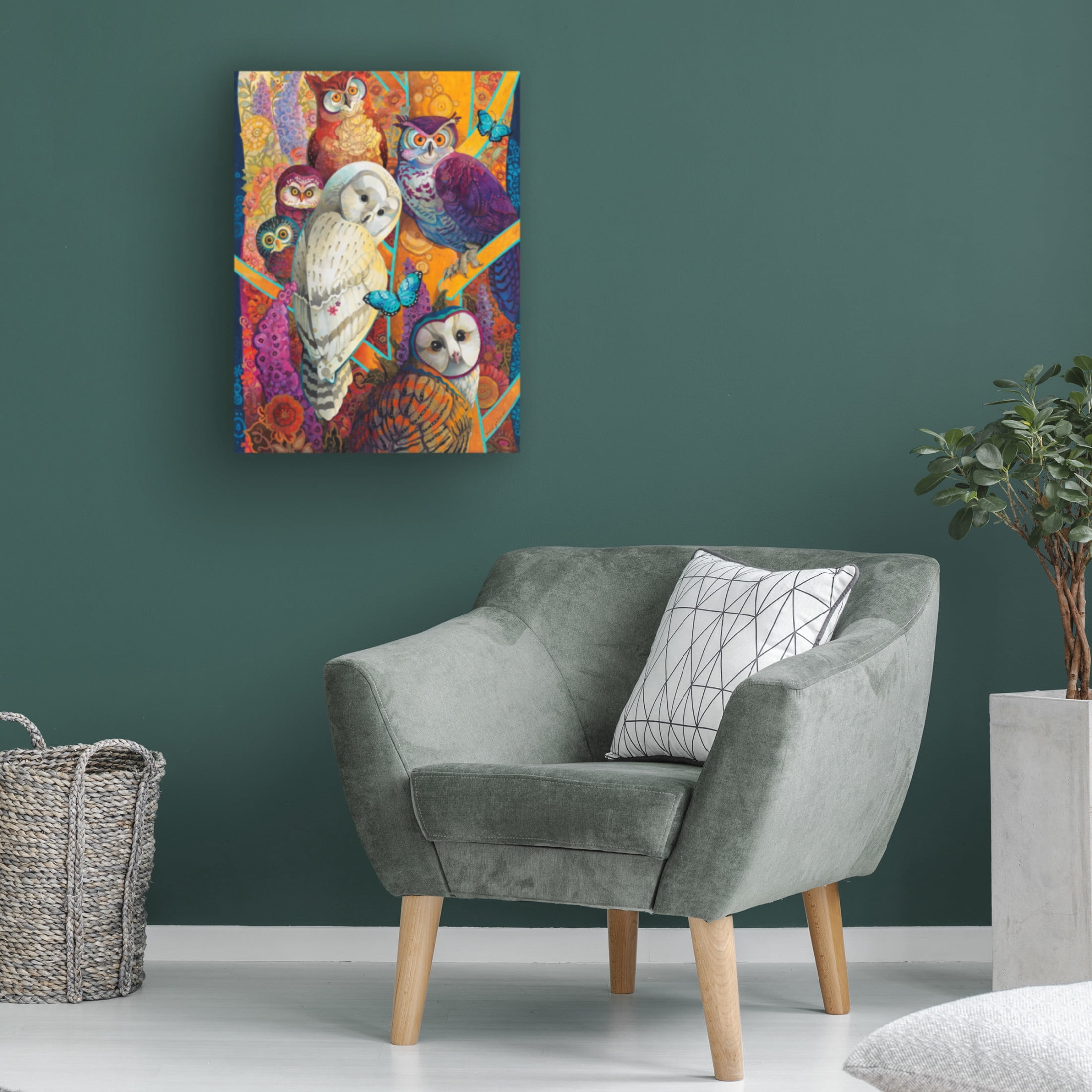 Canvas Wall Art - David Galchutt 'Meeting of the Minds' Wall Art for Living Room, Bedroom, or Office Décor by Trademark Fine Art - 24 x 32 Inches