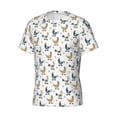 thumbnail image 3 of Rocae Farm Roosters for Men's Moisture-Wicking Crew Tee - T-Shirt for Sports, Outdoor Activities, and Casual WearSmall, 3 of 9