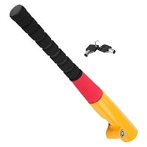 RENACLIPY Heavy Duty Universal Steering Wheel Lock Bright Yellow Vehicle Anti-Theft Security Device