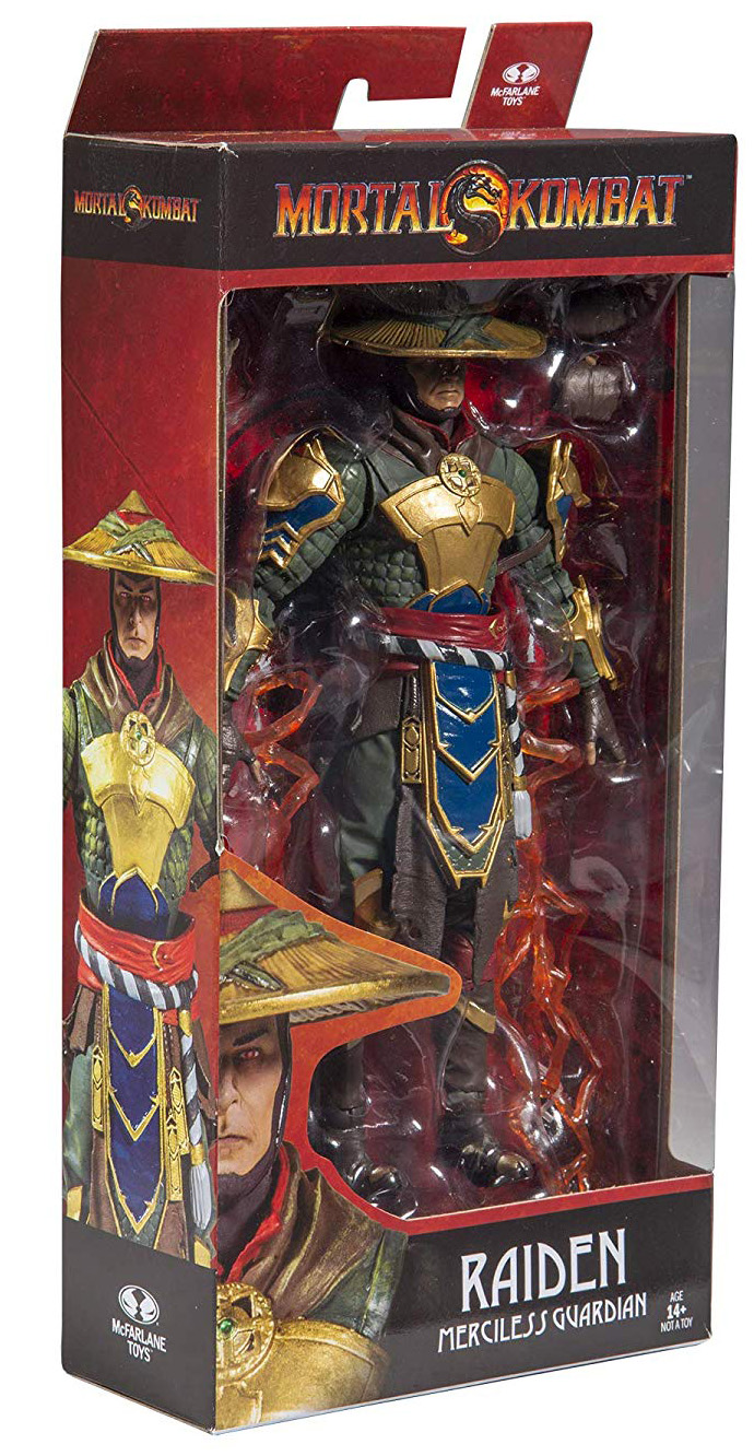 Mortal Kombat 7 Inch Action Figure Ultra Articulation Series Raiden
