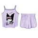 thumbnail image 1 of Pijama Kawaii Sanrio Kuromi de Anime Cinnamoroll con correa de oso de fresa, traje para casa informal a la moda para niños, prendas de vestir exteriores Y2K para niñas, 1 of 4