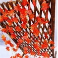 thumbnail image 4 of 12PCS Fall Maple Leaves Autumn Red Ivy Garland Artificial Maple Hanging Vines Garland for Thanksgiving ,Christmas Wedding Party, Home Garden Kitchen Office Indoor Outdoor Decors, 4 of 7