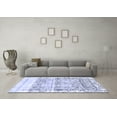 thumbnail image 3 of Ahgly Company Indoor Rectangle Abstract Blue Modern Area Rugs, 2' x 3', 3 of 4