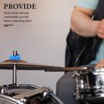 thumbnail image 4 of Raindrops 12Pcs Double Layer Blue Felt Cymbal Pads Drum Accessories for Versatile Instrument Protection, 4 of 7