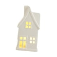 thumbnail image 2 of Christmas Village House Desktop Ornament Sculpture Ceramic Material for Table Centerpiece Family Home, 2 of 8