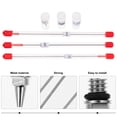 thumbnail image 2 of Airbrush Needle Caps and Nozzles for Painting Use Made of Alloy 6 Pcs Assorted Color, 2 of 6