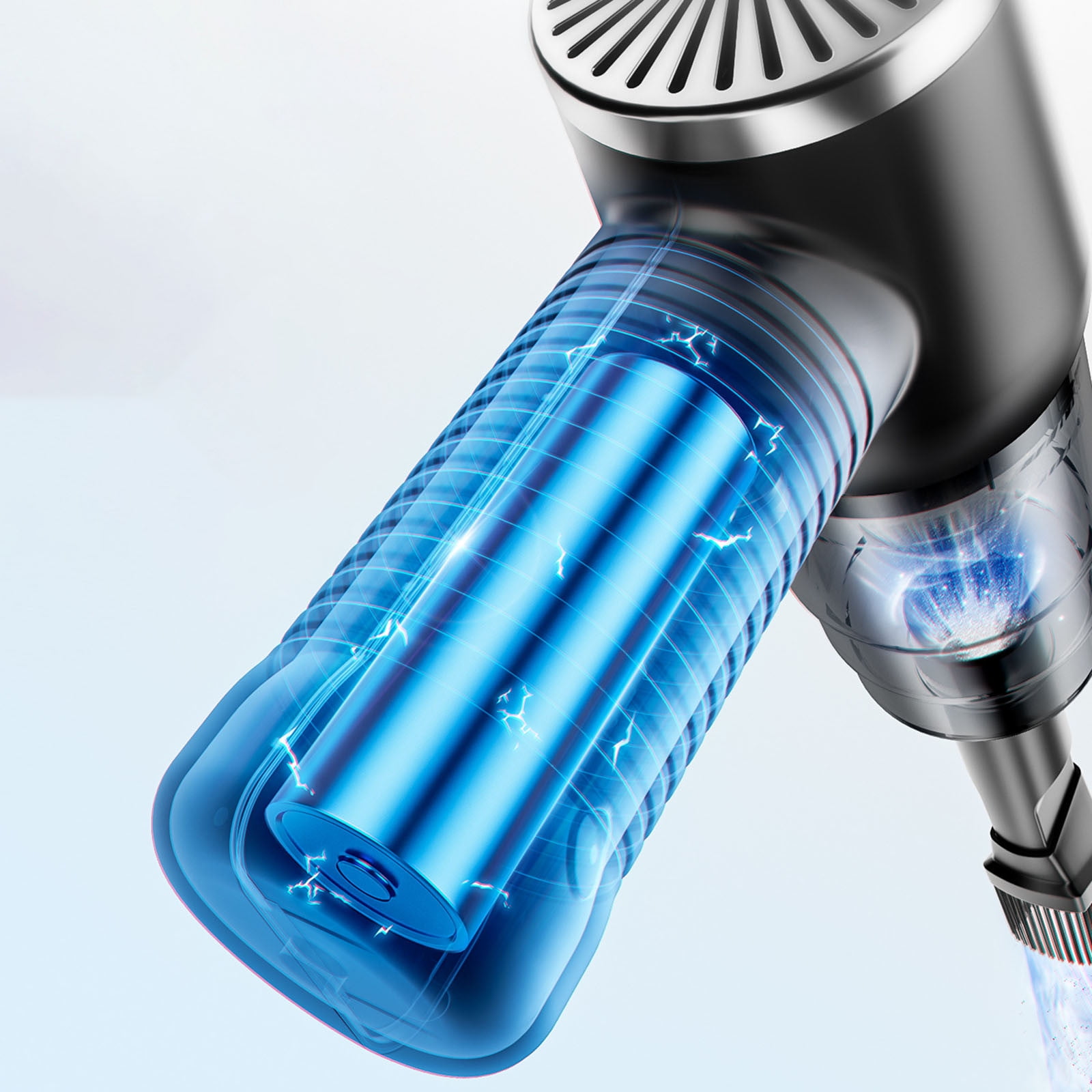 Wireless Car Vacuum Cleaner High Power Handheld Vacuum Cleaner,Brushless Motor Strong Suction Cleaning Device Fast Charging Multi Attachment Design,Deep Cleaning Dust Removal Car Vacuum Cleaner