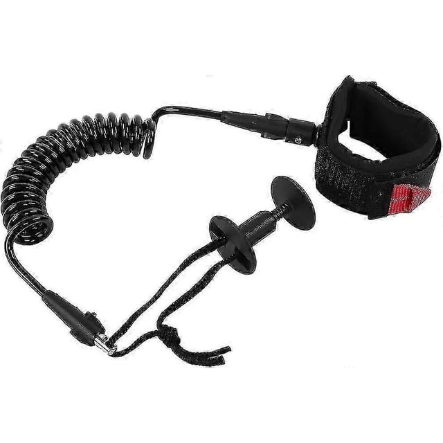 Surfing Leash Padded 5.5mm/5ft Bodyboard Coil Surfing Accessories-QJWL