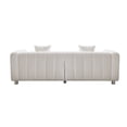 thumbnail image 7 of 84" Teddy Velvet 3-Seater Bubble Couch, Plush Modern Sofa with Deep Seat & 6 Metal Legs for Living Room, Bedroom, Office, 7 of 7