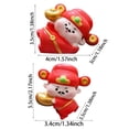 thumbnail image 2 of Elegant Desktop Sculpture Art Statue Decorative Display Piece For Study Living Room Bookshelf 2PCS, 2 of 6