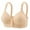 Beige, variant on Ohufall Bra, Comfortable Bra For Women 2025 New Front Closure Button Bra Without Steel Ring Push-up Bras For Older Women, 36B/C-46B/C