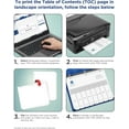 thumbnail image 6 of A-Z Tab Dividers for 3 Ring Binder, Customizable Table of Contents, Multicolor, 12 Sets (11125), 6 of 10