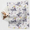 thumbnail image 6 of Naloa Rabbit And Butterfly Dog Blanket, 3 Sizes Cat Blanket for Indoor Cats Large Medium Small Dog Gifts-Medium, 6 of 8