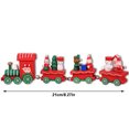 thumbnail image 2 of Cateissary Madera Feliz Navidad Tren Decoración Granja Rústico Camión Juguete Festival Fiesta Ornamento Regalo al aire libre Niños Niñas Type7 NO7, 2 of 6
