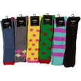 thumbnail image 2 of Sakkas Womens Super Soft Anti-Slip Fuzzy Knee High Socks Value Assorted 6-Pack - 16803-pack6 - 9-11, 2 of 2