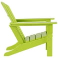 thumbnail image 5 of Polytrends  Altura Outdoor Eco-Friendly All Weather Poly Patio Adirondack Chair - Deep Seating Lime, 5 of 5