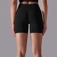 thumbnail image 5 of Afdoent Womens Shorts Women's Yoga Shorts Fashion Casual Seamless High Waisted Lift Summer Running Fitness Shorts Comfortable, 5 of 6