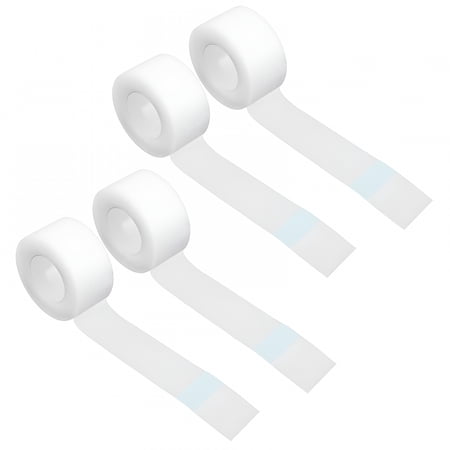 QARUN 4 Rolls Medical Tape White Eyelid Strip Tapes First Aid Surgical Adhesive Double Stickers,for Home,Clinic,First Aid,Beauty