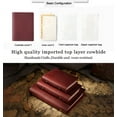 thumbnail image 5 of KISSKI·H Olvido Refillable Leather Journals for Women, A6 Travelers Diary Notebook with A6 Notepad, 6 Ring Binder Planner Notebook Organizer, Perfect for Business Gift/Personal Diary, Red, 5 of 6