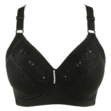 

Egmy Women Printed Bra Wire Free Underwear One-Piece Bra Everyday Underwear