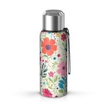 20 Oz Pioneer Flower Coffee Tumbler Double Wall Insulated Stainless Steel Water Bottle | Metal Reusable Thermoses Flask with Cup Cap | Leak & Sweat Proof with Anti-Dust Lid