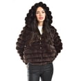 thumbnail image 1 of Chamarra de peluche con capucha Roman Fashion juvenil 24192 cafe, 1 of 5