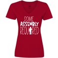 thumbnail image 3 of Inktastic Some Assembly Required Left Arm Amputee Women's V-Neck T-Shirt, 3 of 5