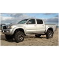 thumbnail image 2 of Bushwacker by RealTruck Pocket/Rivet Style Front & Rear Fender Flares | 4-Piece Set, Black, Smooth Finish | 31925-02 | Compatible with 2005-2011 Toyota Tacoma w/ 6.1' bed, 2 of 5
