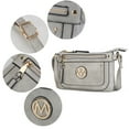 thumbnail image 3 of MKF Collection Elaina Womens Multi Pocket Crossbody Bag by Mia K - Beige, 3 of 7