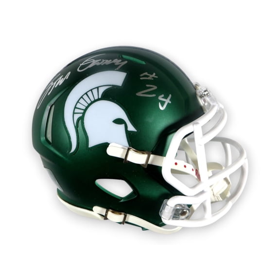 Steve Garvey Signed Autographed Mini Football Helmet Michigan State Spartans JSA