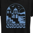 thumbnail image 3 of Instant Message - Greece - Women's Short Sleeve Graphic T-Shirt, 3 of 6