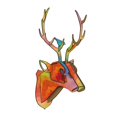 thumbnail image 2 of Montaje rompecabezas trofeo cabeza de ciervo pared arte escultura Animal ornamento para decoración del dormitorio de Sunnimix Ensamblaje Puzzle Wall Art, 2 of 8