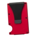 thumbnail image 2 of Titular de la tarjeta de crédito Cartera de bloqueo Cartera de aleación de aluminio para hombre Cartera de bolsillo para dinero para padre viaje novio Rojo, 2 of 8