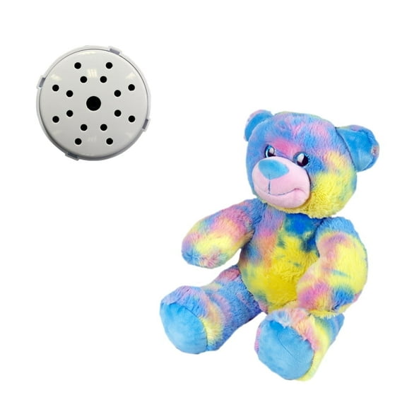 Plush Gear Cotton Candy Bear 16 inch Plush Toy with Recorder Device - Adorable Little Gift for Kids