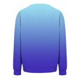thumbnail image 5 of ManxiVoo Unisex Gradient Print Hooded Sweatshirt Comfort Fit Long Sleeve Casual Streetwear Top XL Size Blue, 5 of 9