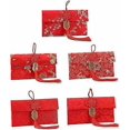 thumbnail image 1 of 5 Pieces Embroidery Red Envelopes, HongBao Chinese Element Festive Chinese Money Pockets Gift Card Chinese Lucky Red Envelopes Lucky Money Envelope wi, 1 of 4