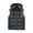 Grey, variant on BAETEUY Men Waistcoat - Stand Collar Hooded Sleeveless Zipper Placket Down Cotton Vest with Pockets