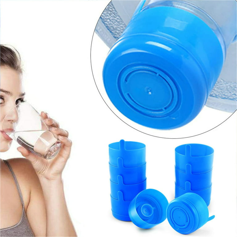 10PCS Replacemet Water Bottle Snap Bucket Lid Reusable Non-Spill