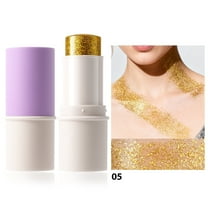 Body Glitter Stick,Halloween Face Hair Glitter Makeup for Kids Women,Waterproof Hair Glitter,Singer Concert Festival Rave Halloween Accessories,Mermaid Sequins Face Paint Gel Kit