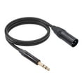 thumbnail image 3 of Cable Audio TRS A XLR Jack 6 35 Mm Interfaz Balanceado 3 Pines (2M), 3 of 7