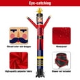thumbnail image 3 of Nutcracker Inflatable Tube Man Wacky Wavy Dancing Guy for Outdoor Decoration Advertising Business Promotion - Christmas Theme (Blower Not Included) Red, 3 of 7